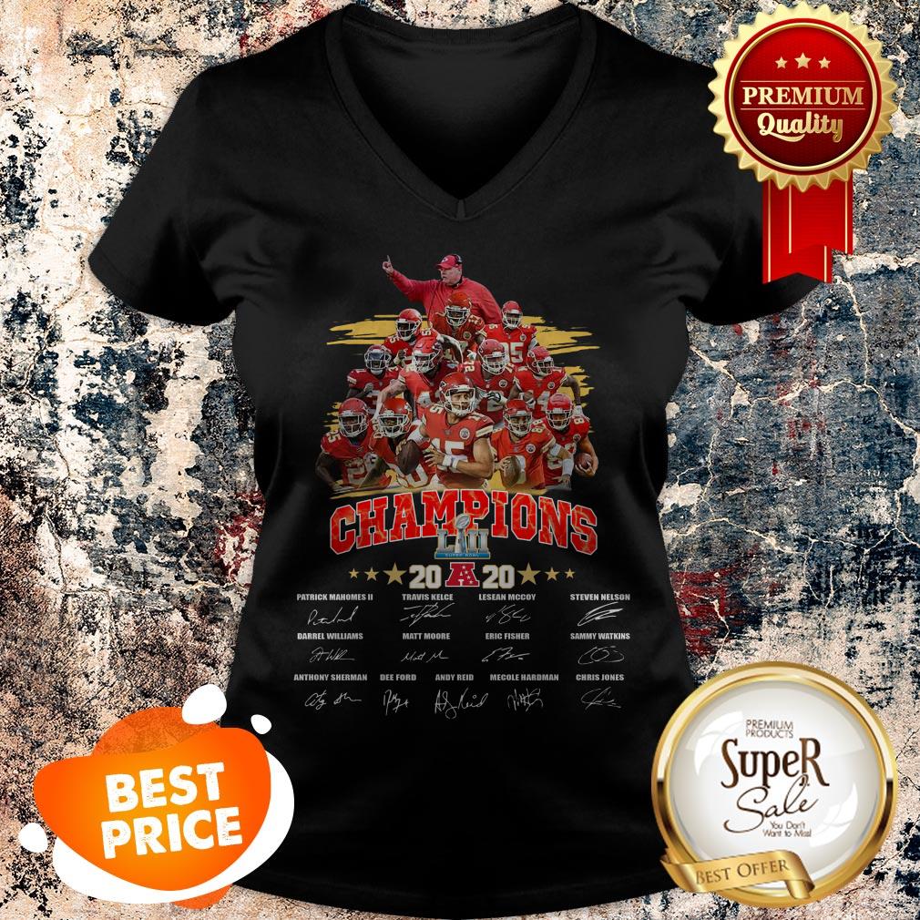 Nice Kansas City Chiefs Patrick Mahomes Travis Kelce Signatures Shirt