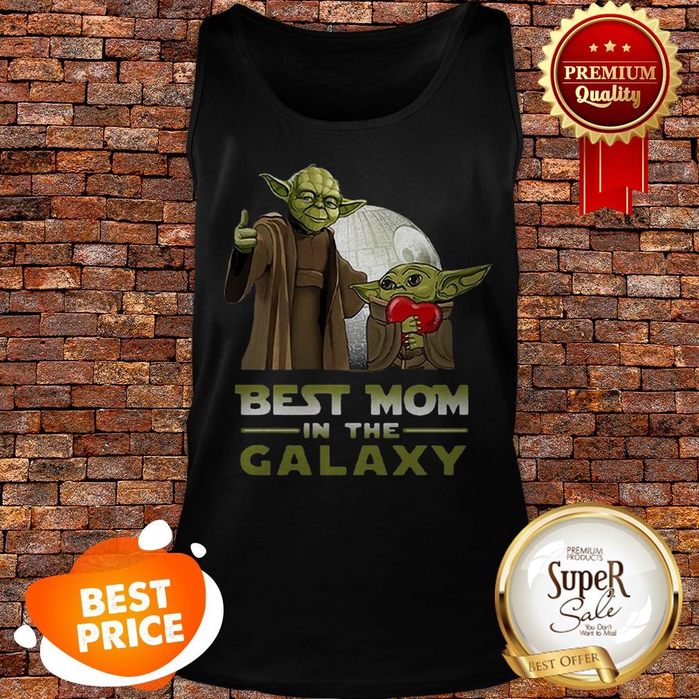 Nice Master Yoda And Baby Yoda Best Mom In The Galaxy Star Wars Shirt