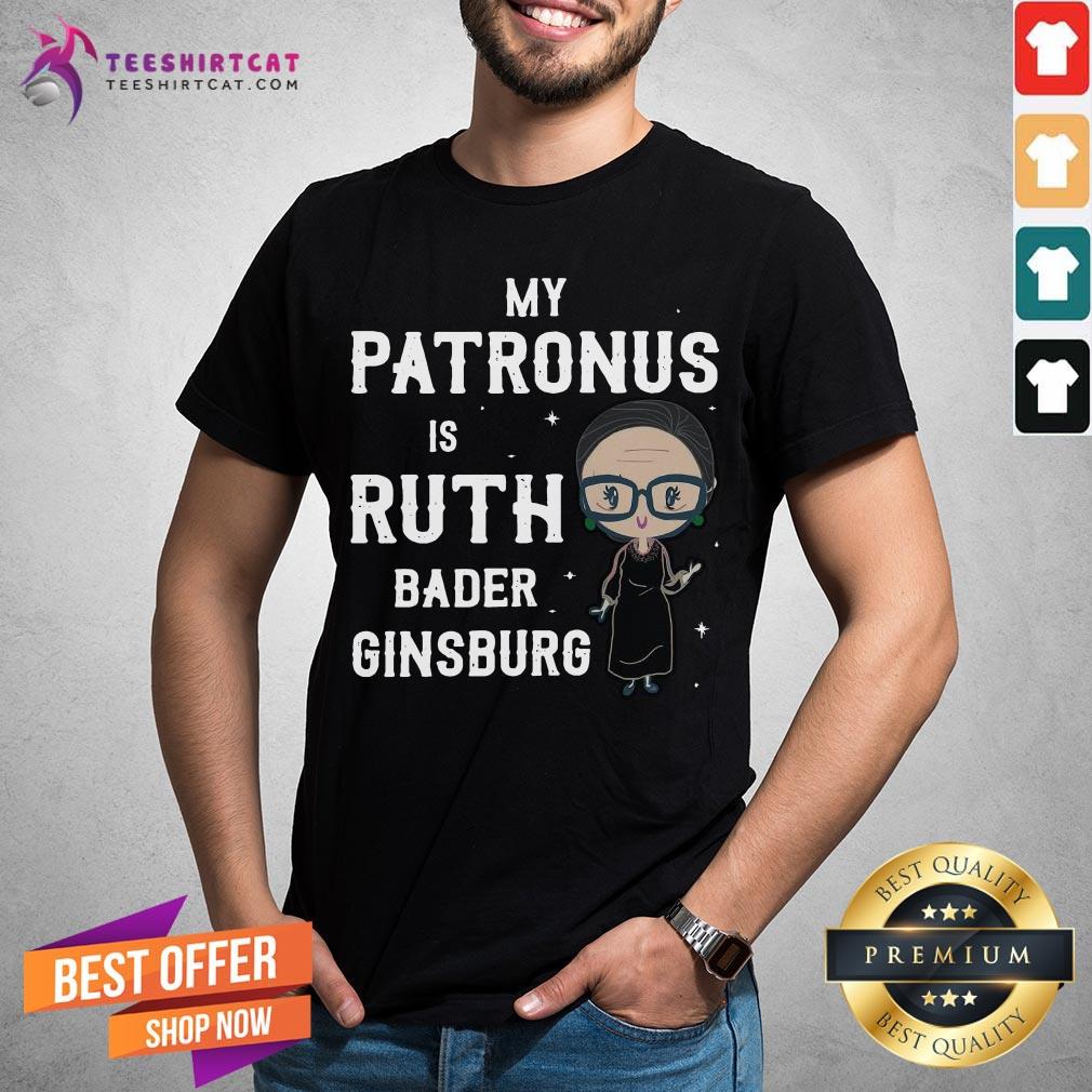 Nice My Patronus Is Ruth Bader Ginsburg T-Shirt