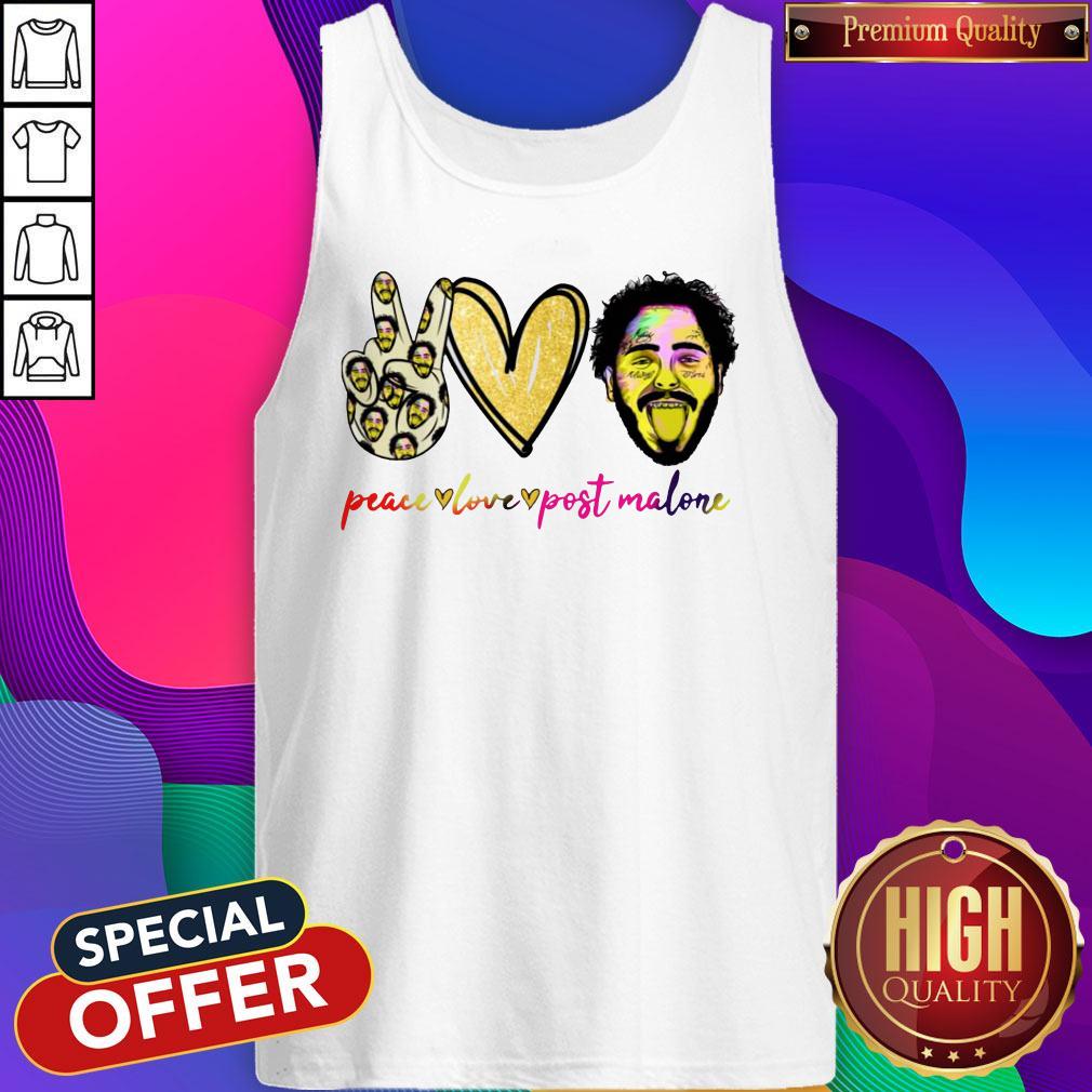 Nice Peace Love Post Malone Shirt