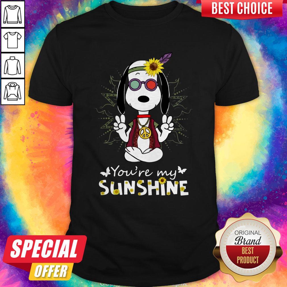 Nice Snoopy You Are My Sunshine Shirt