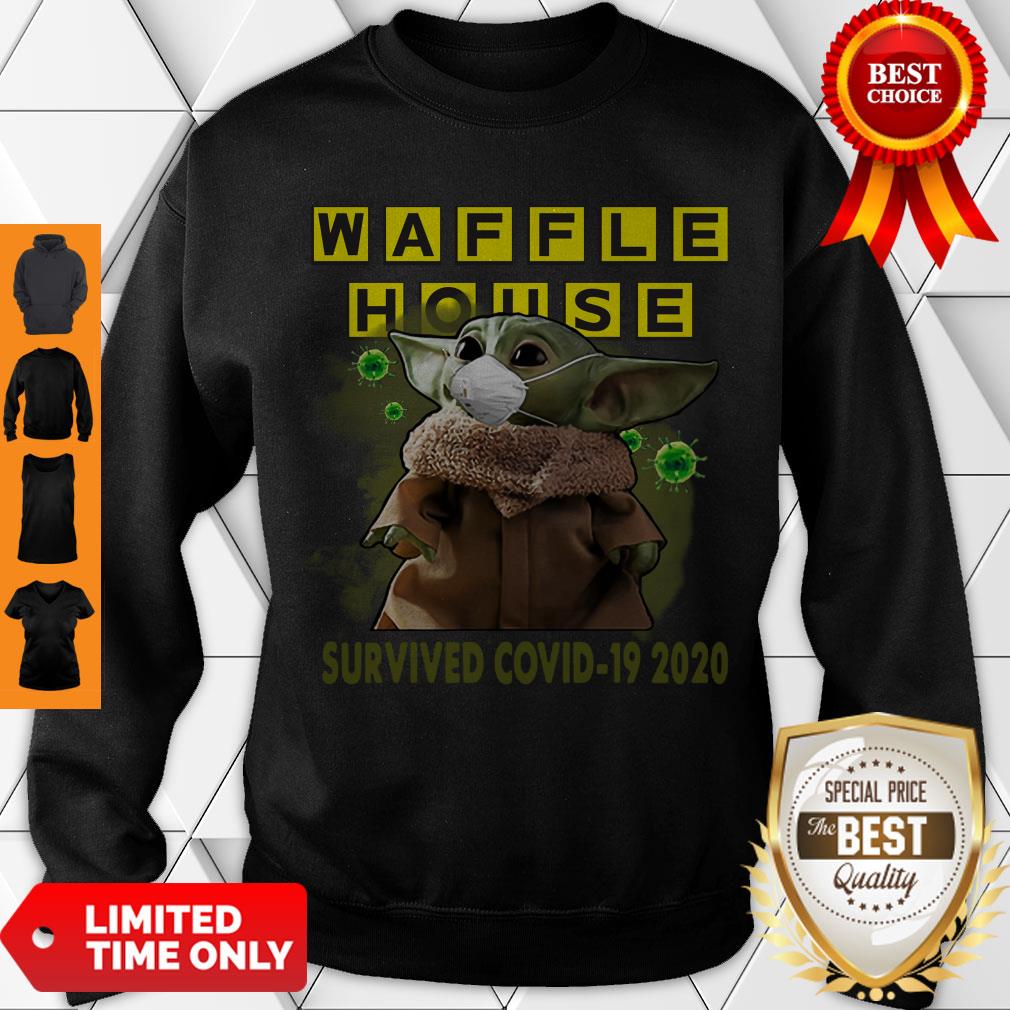 Nice Star Wars Baby Yoda Waffle House Survived Covid 19 2020 Shirt