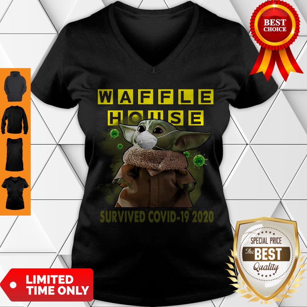 Nice Star Wars Baby Yoda Waffle House Survived Covid 19 2020 Shirt