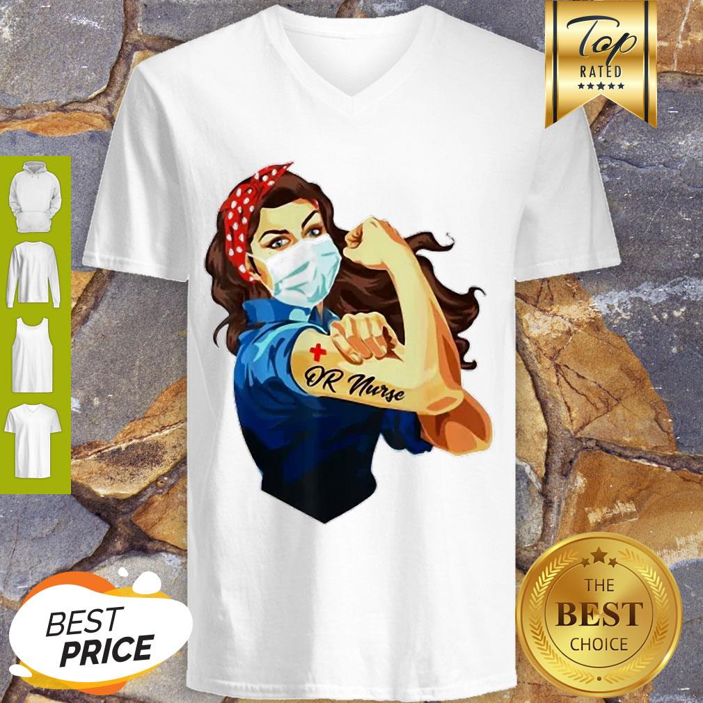 Nice Strong Nurse Mask Operating Room Coronavirus Shirt