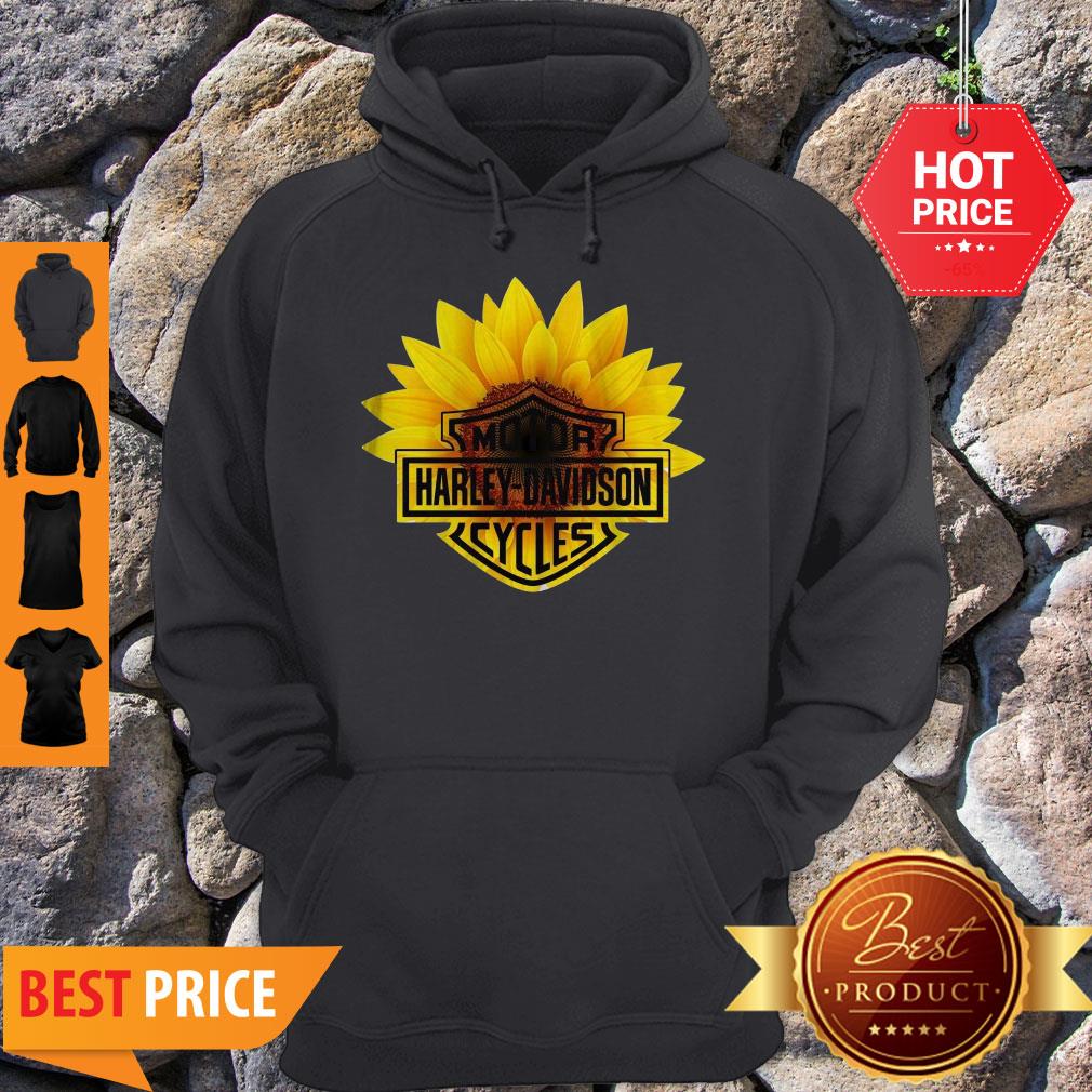 Nice Sunflower Harley-Davidson Logo Shirt
