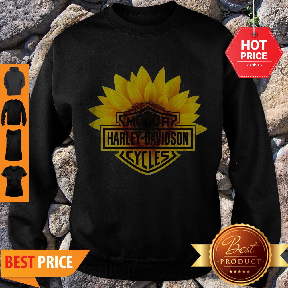 Nice Sunflower Harley-Davidson Logo Shirt