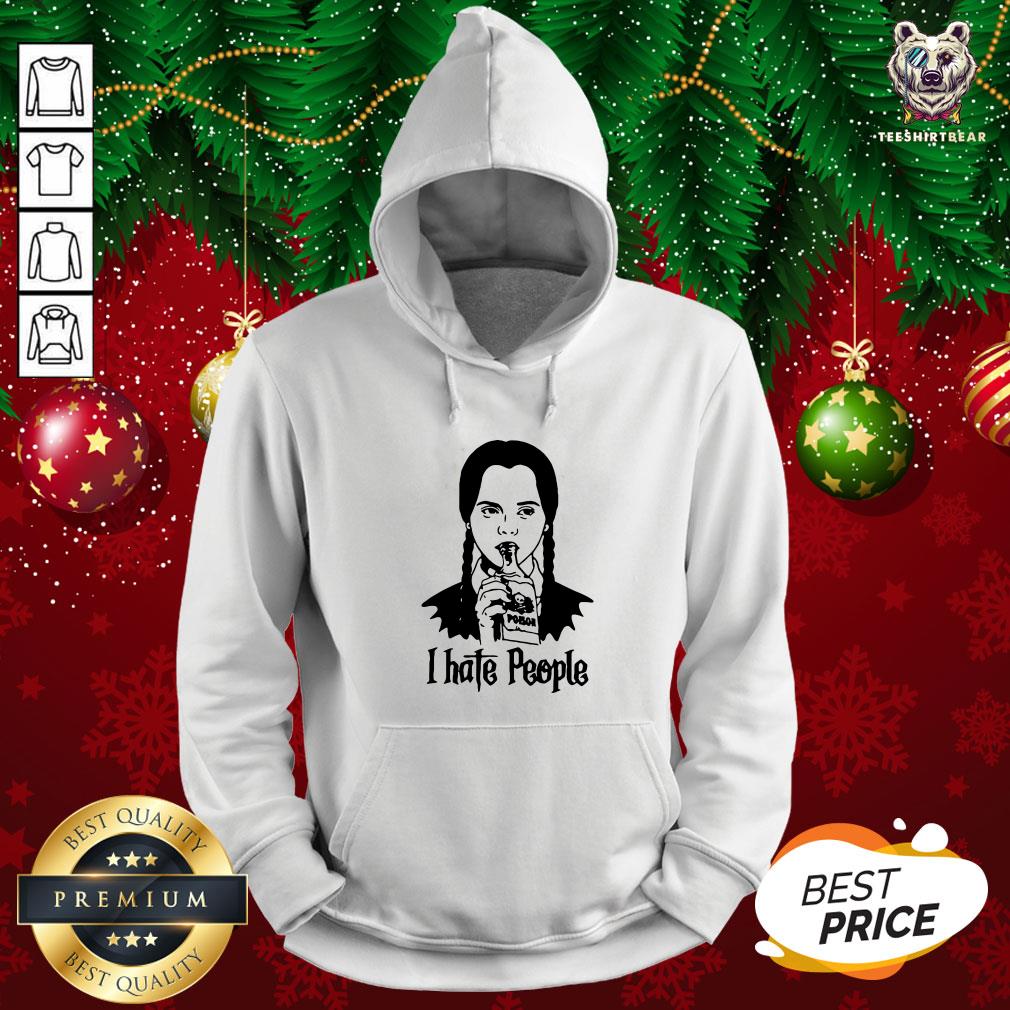 Nice Wednesday Addams I Hate People Shirt