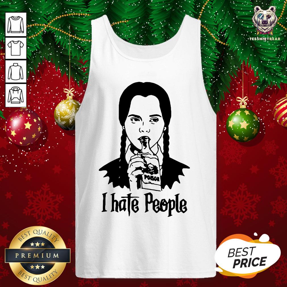 Nice Wednesday Addams I Hate People Shirt