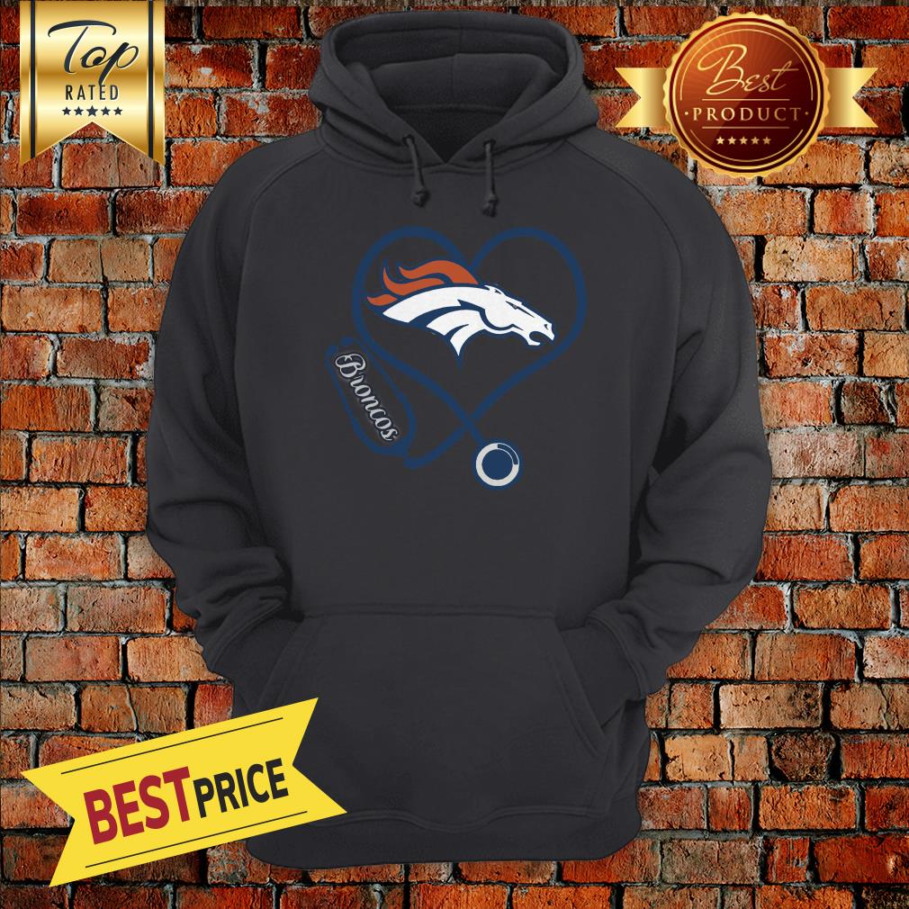Nurse Denver Broncos Heart Shirt