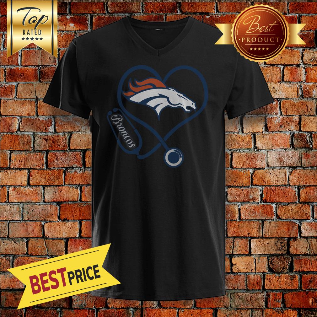 Nurse Denver Broncos Heart Shirt