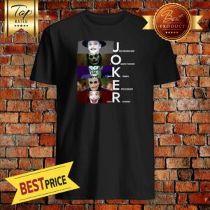 Joker Jack Nicholson Joaquin Phoenix Mark Hamill Heath Ledger Cesar Romero Signature Shirt
