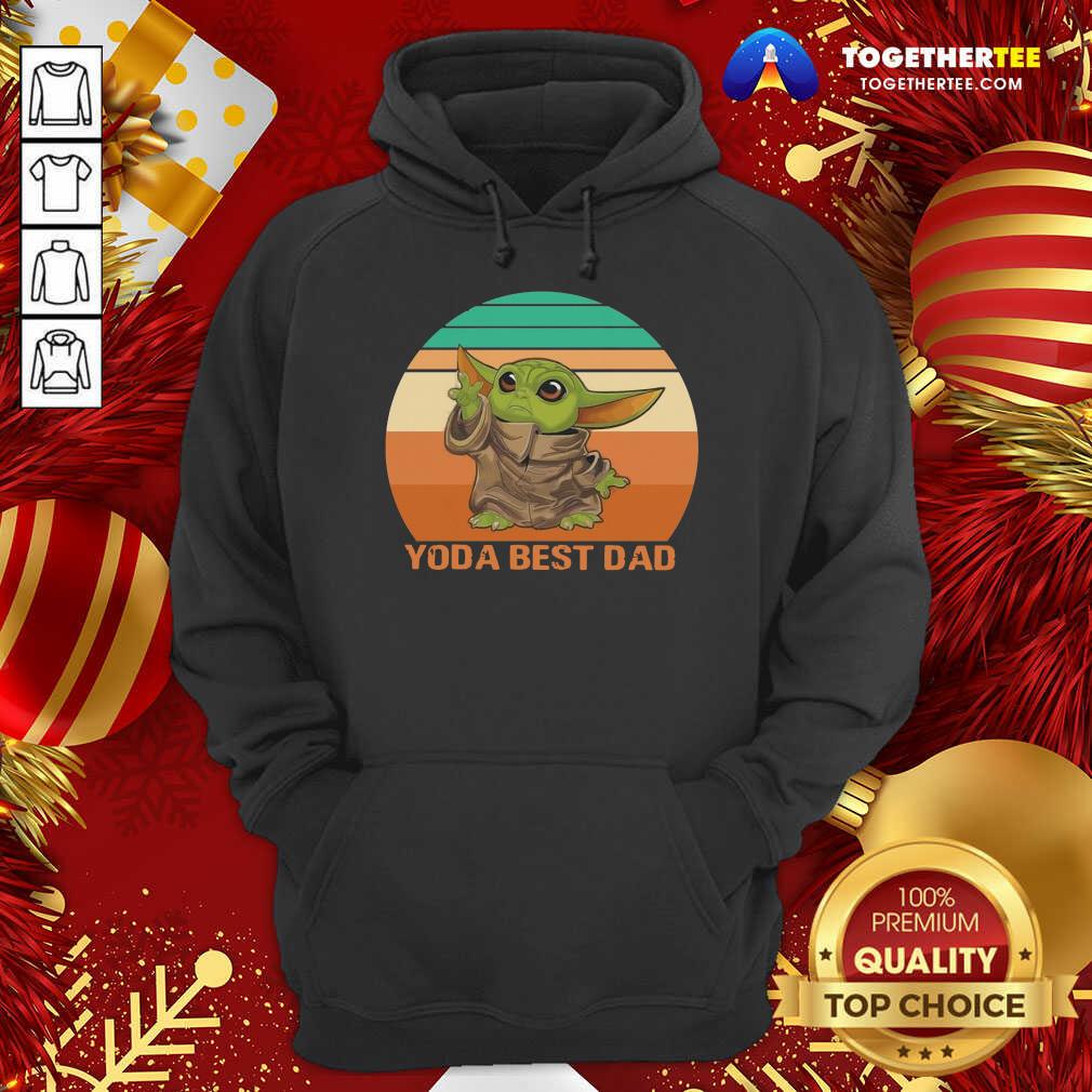 Official Baby Yoda Best Dad Vintage Retro Shirt