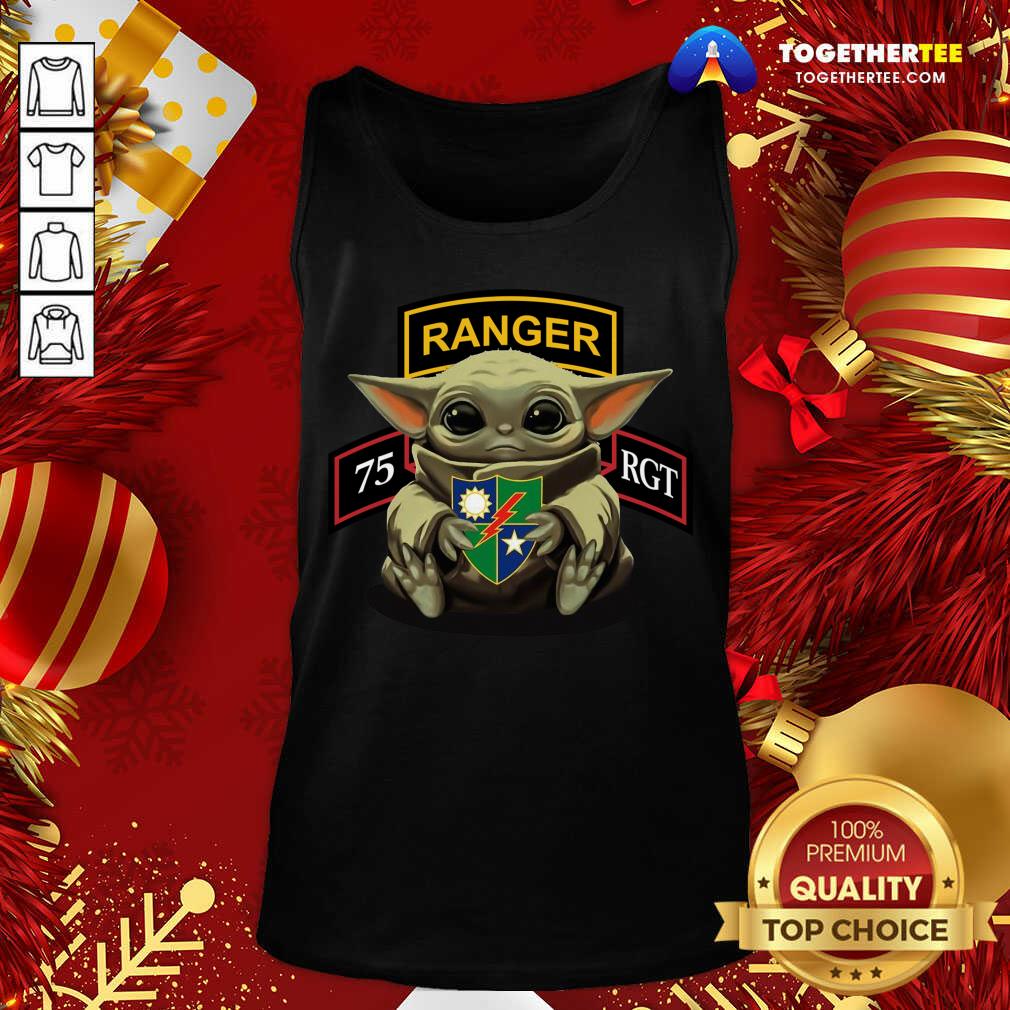 Official Baby Yoda Hug 75th Ranger Regiment Shirt