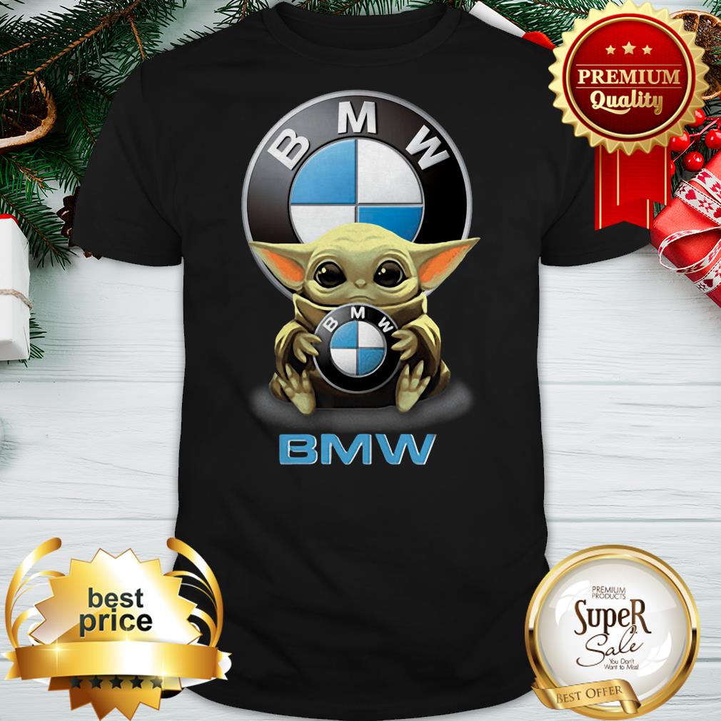 Official Baby Yoda Hug BMW Star Wars Mandalorian Shirt