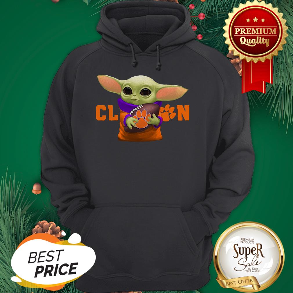 Official Baby Yoda Hug Clemson Tigers Hot Shirt
