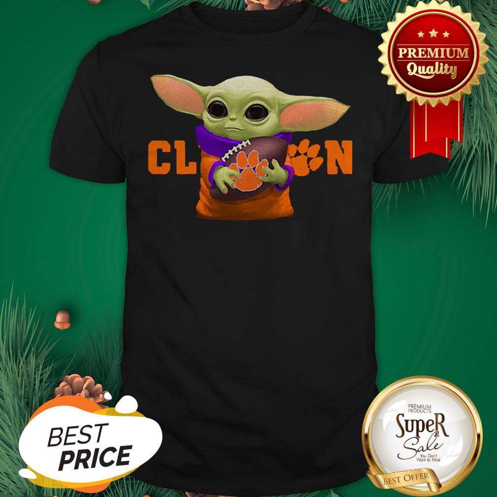 Official Baby Yoda Hug Clemson Tigers Hot Shirt