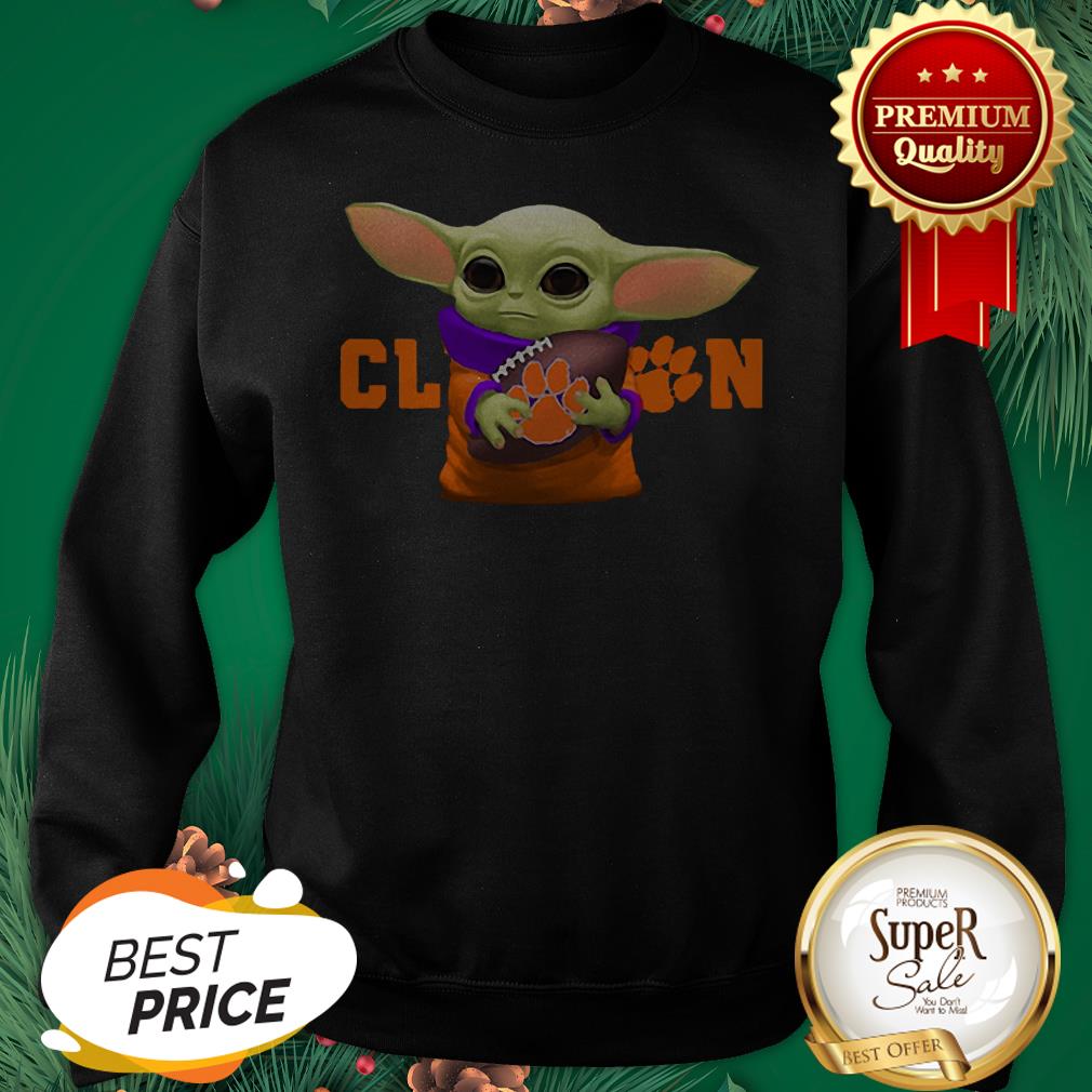 Official Baby Yoda Hug Clemson Tigers Hot Shirt
