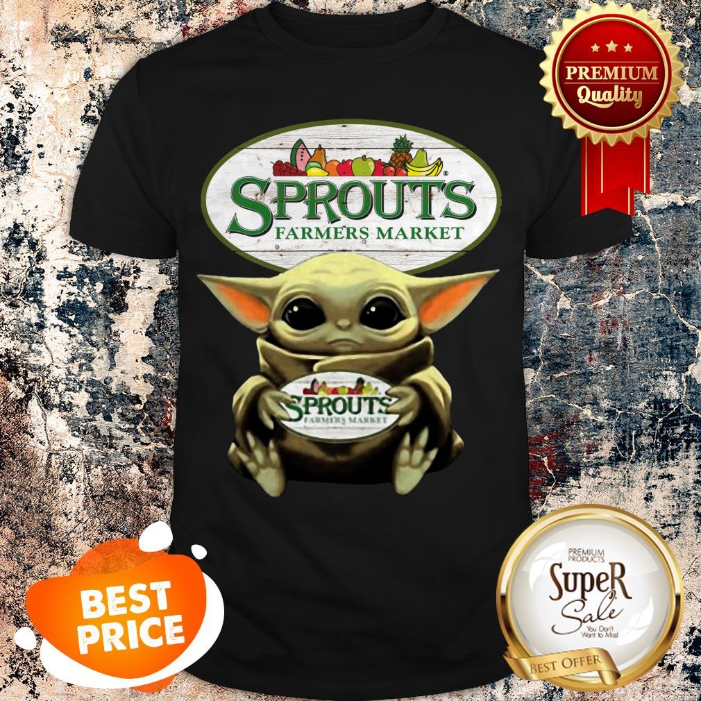 Official Baby Yoda Hug Sprouts Farmers Market Star Wars Shirt