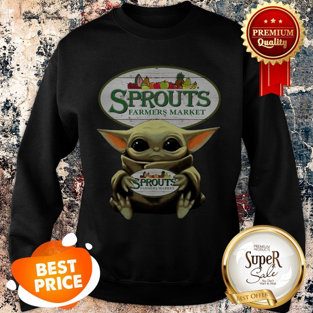 Official Baby Yoda Hug Sprouts Farmers Market Star Wars Shirt