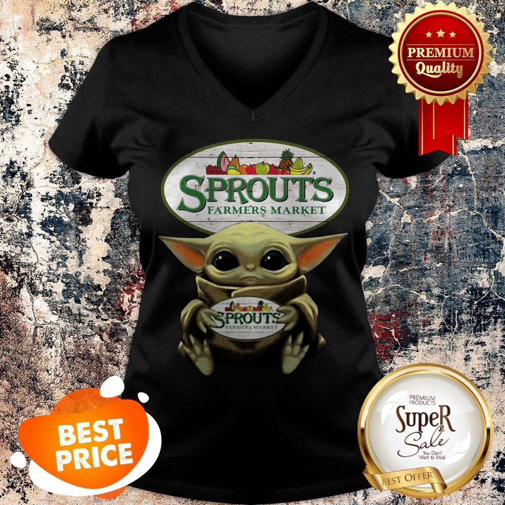 Official Baby Yoda Hug Sprouts Farmers Market Star Wars Shirt