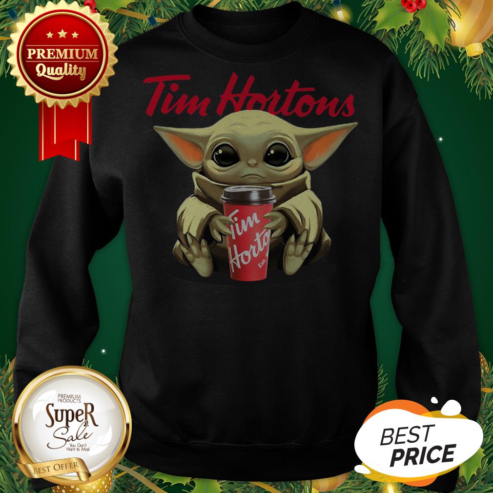 Official Baby Yoda Hug Tim Hortons Shirt