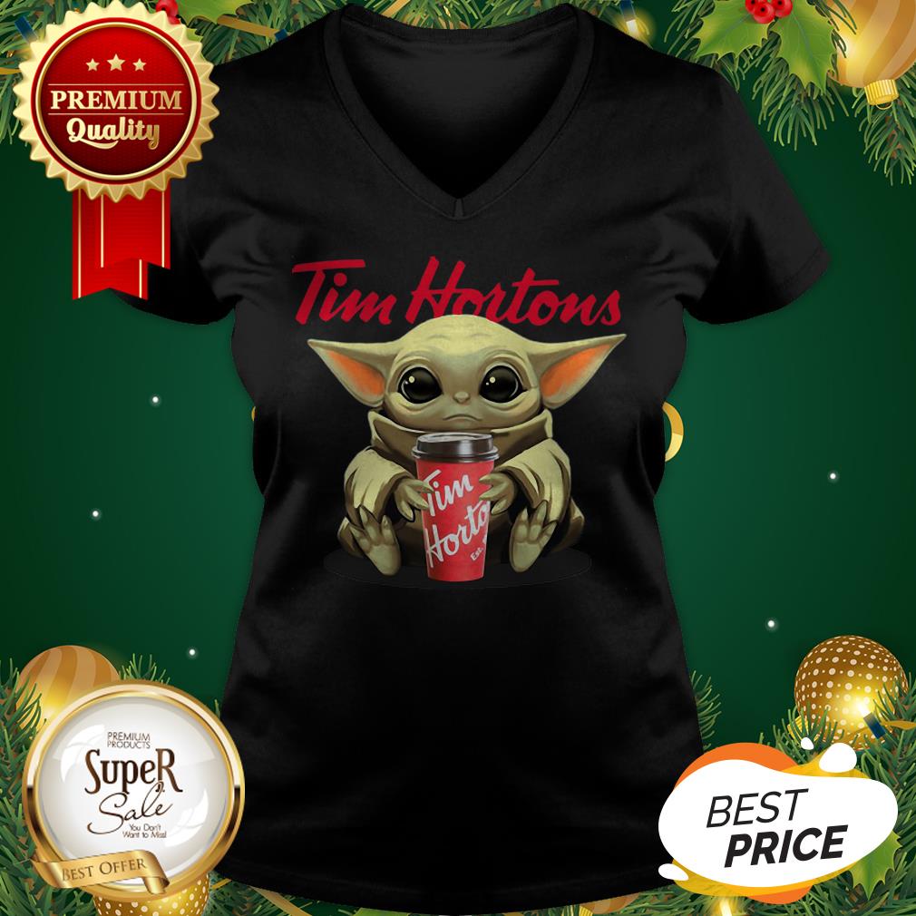 Official Baby Yoda Hug Tim Hortons Shirt