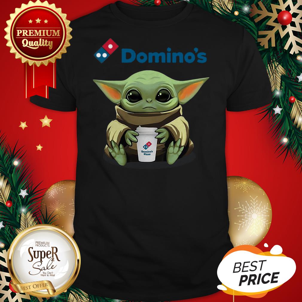 Official Baby Yoda Hugging Domino's Shirt