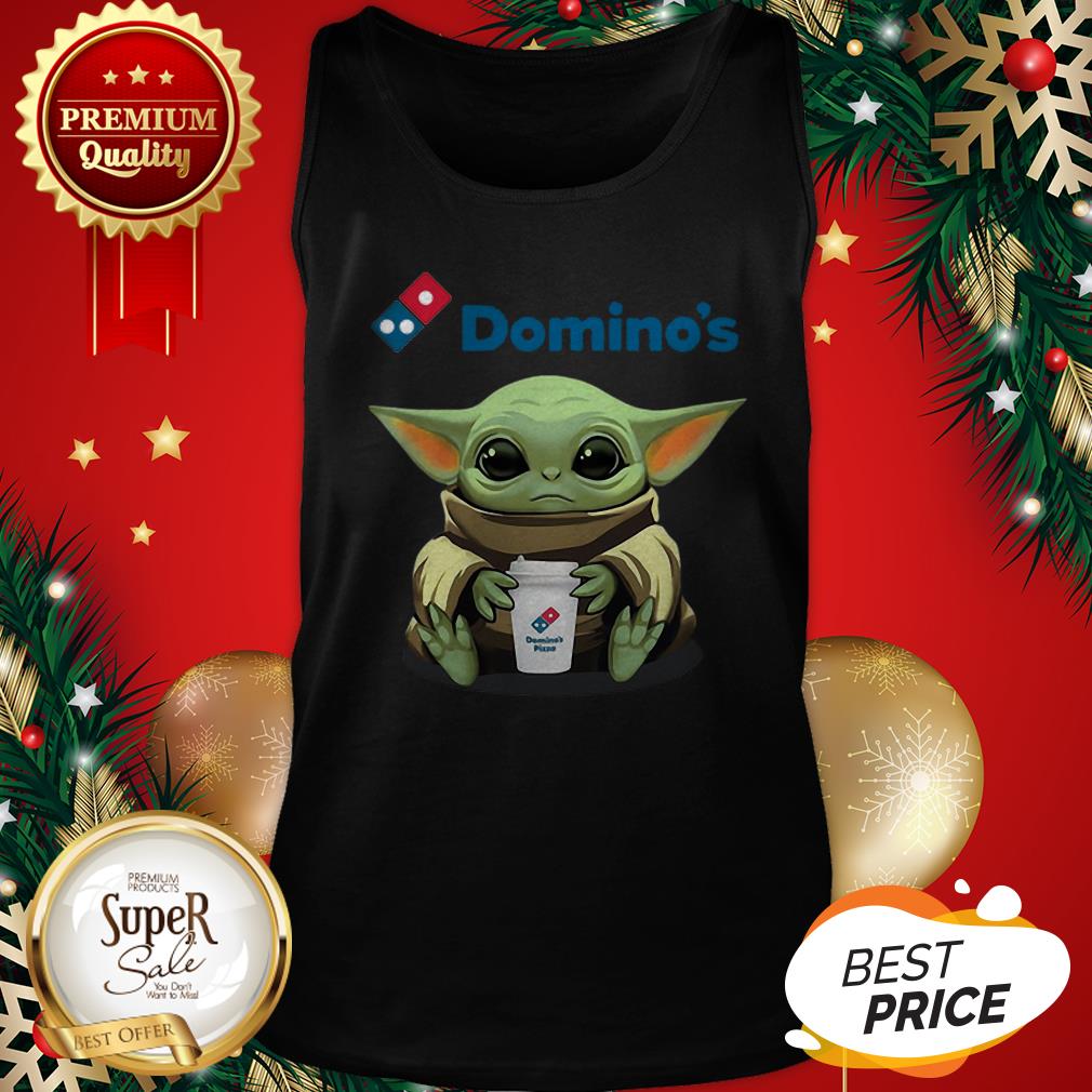 Official Baby Yoda Hugging Domino's Shirt