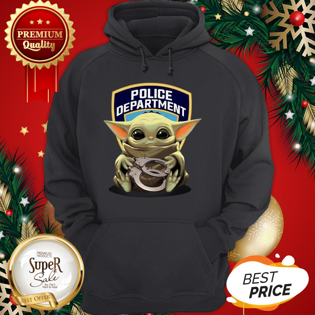 Official Baby Yoda Hugging Police Department Shirt