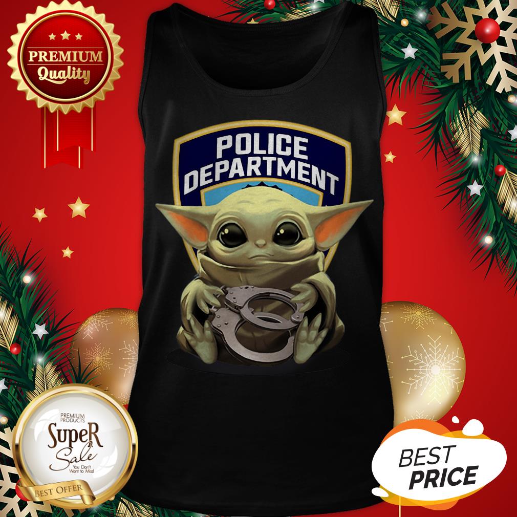 Official Baby Yoda Hugging Police Department Shirt