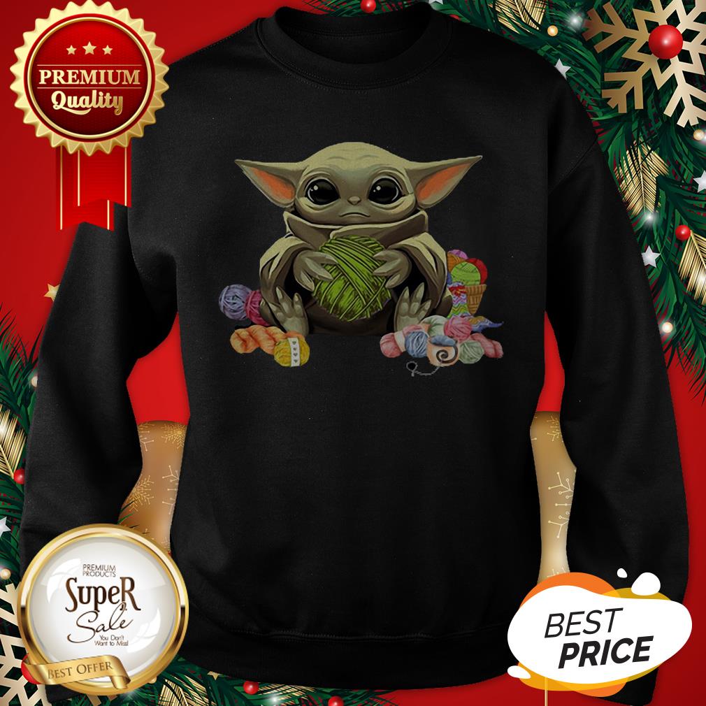 Official Baby Yoda Knitting And Crochet Quilting Shirt