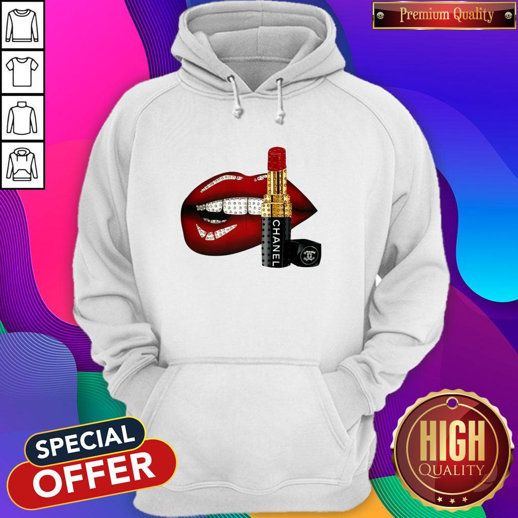 Official Diamond Tooth Chanel Red Lips Shirt