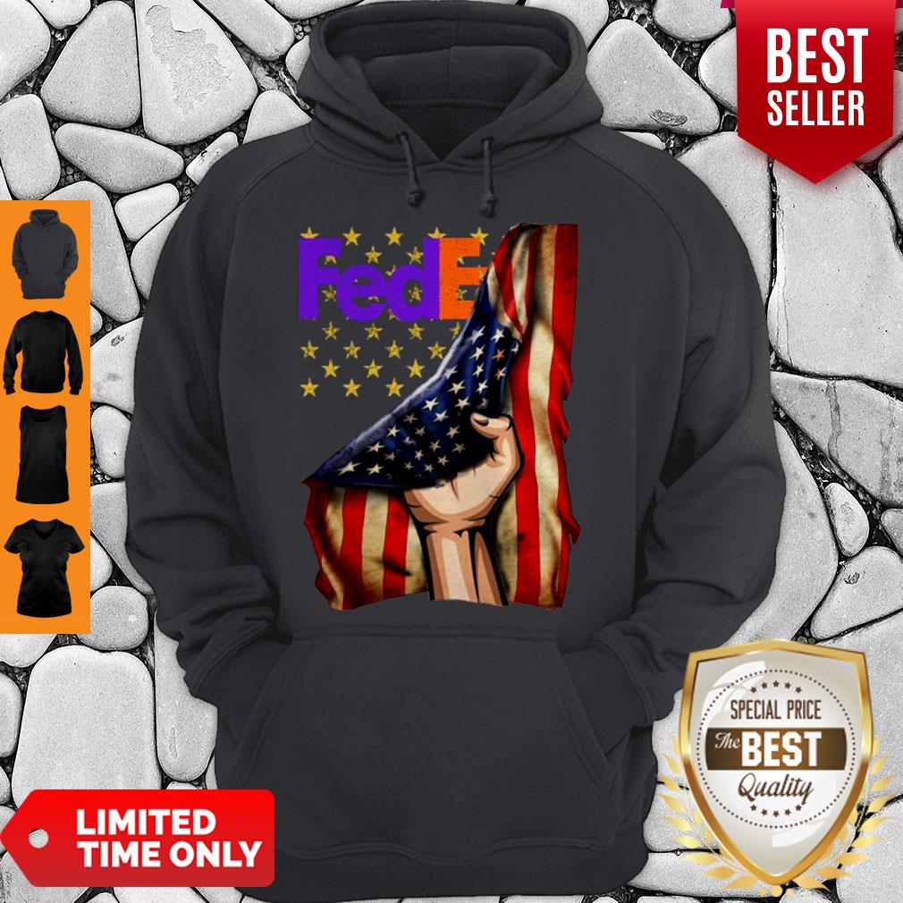Official FedEx Logo American Flag Shirt