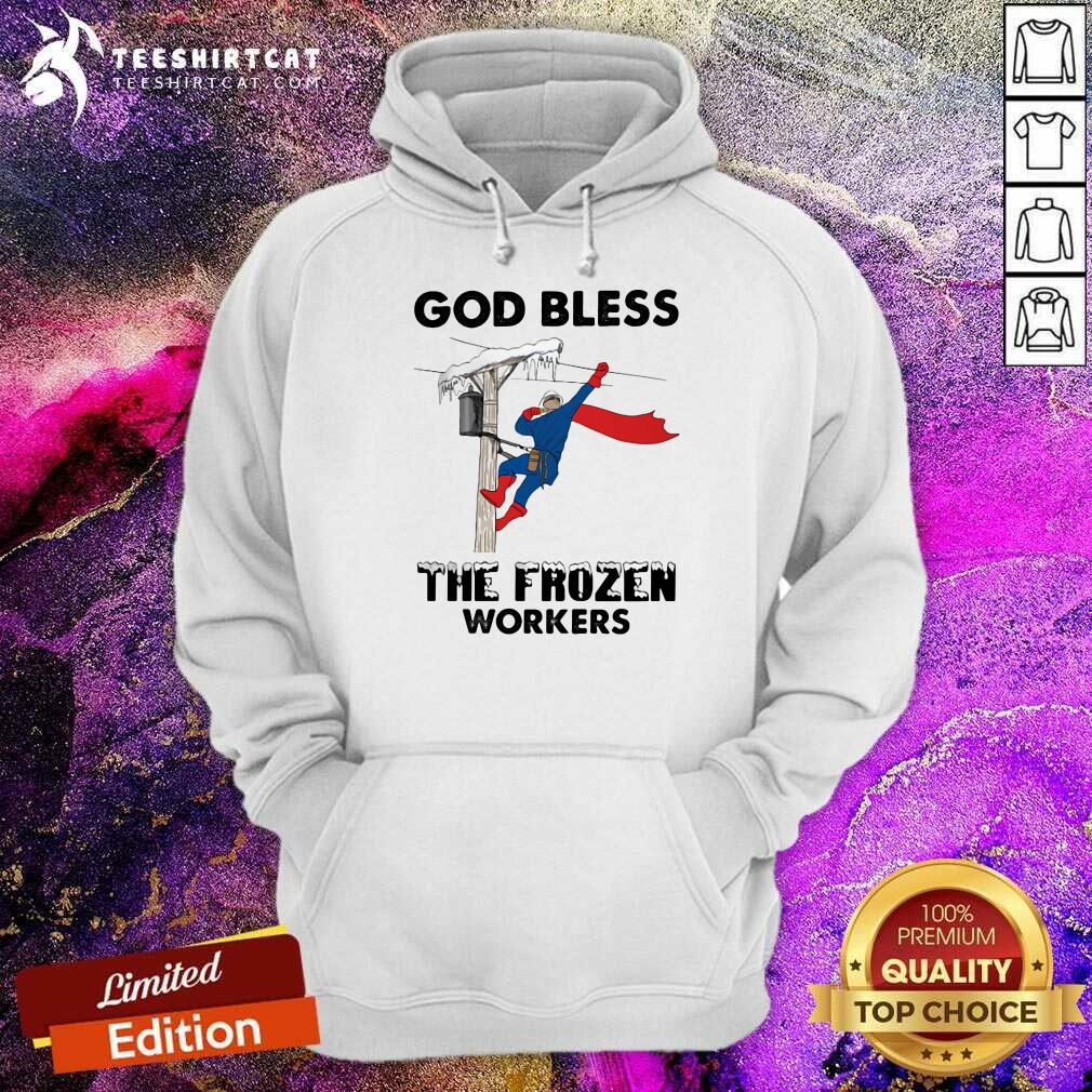 Official God Bless The Frozen Workers Lineman Shirt