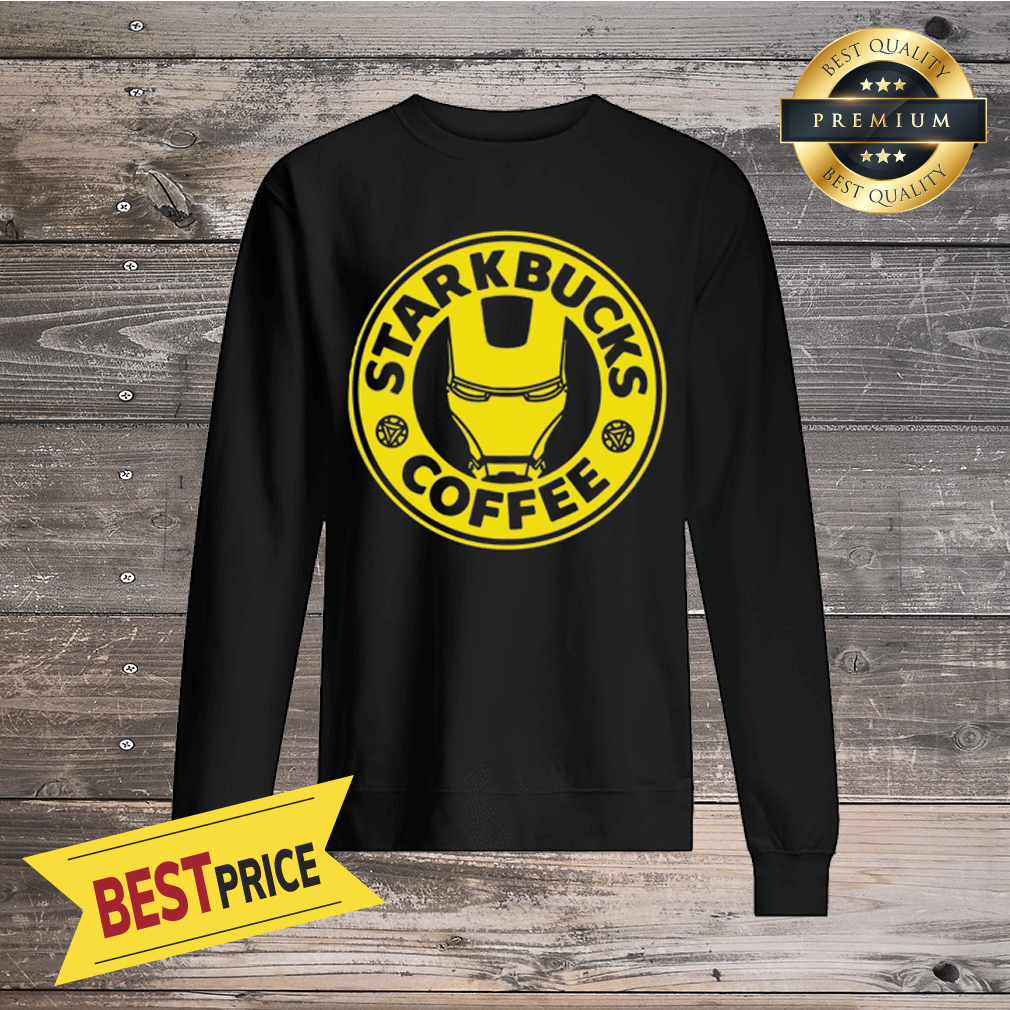 Official Iron Man Starkbucks Coffee Shirt