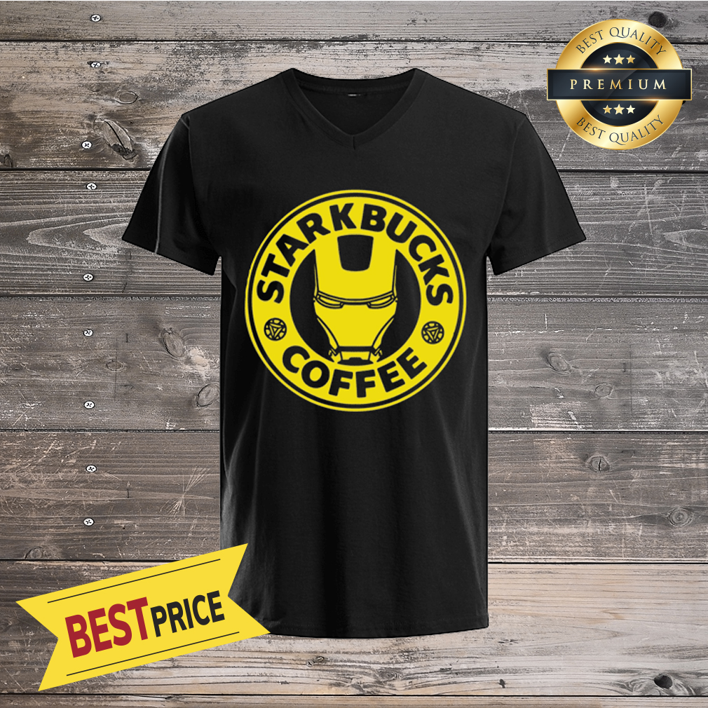 Official Iron Man Starkbucks Coffee Shirt