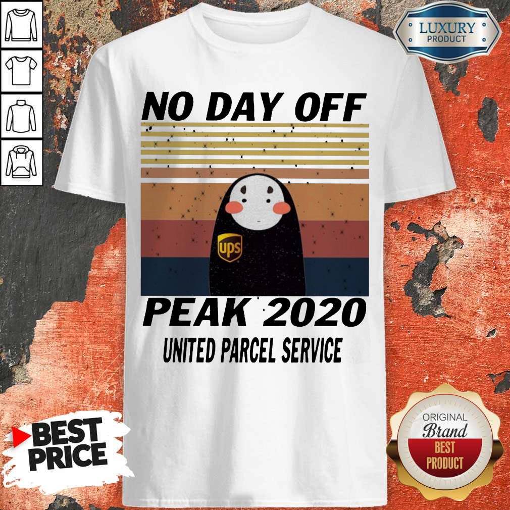 Official Kaonashi No Day Off Peak 2020 United Parcel Service Vintage Shirt