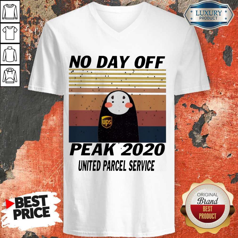 Official Kaonashi No Day Off Peak 2020 United Parcel Service Vintage Shirt