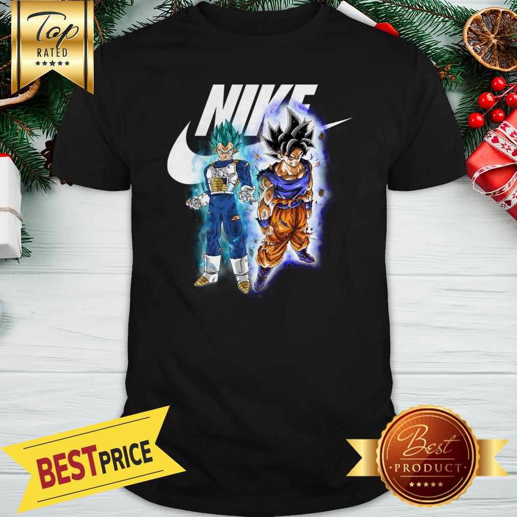 Official Nike Dragon Ball Vegeta And Son Goku Shirt