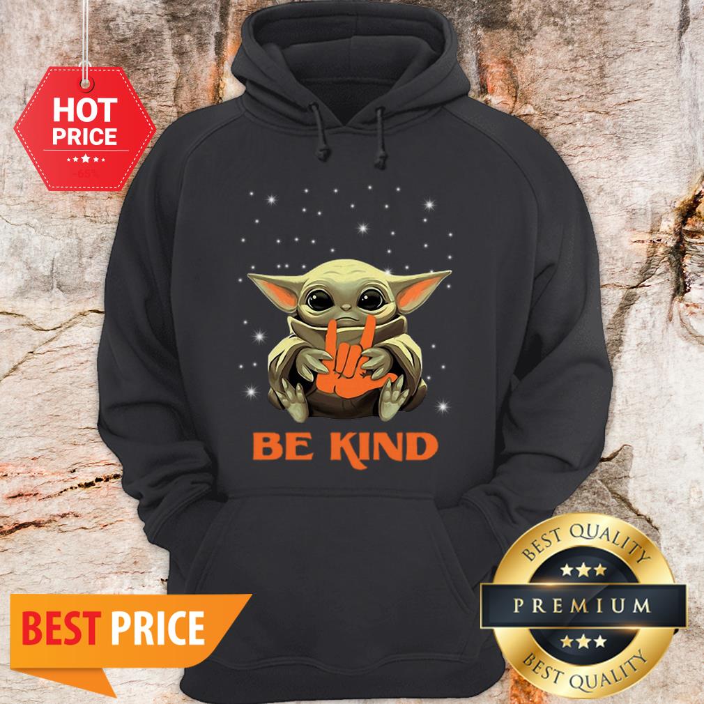 Official Star Wars Baby Yoda Hug Be Kind Shirt