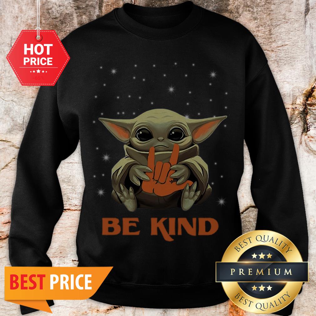 Official Star Wars Baby Yoda Hug Be Kind Shirt