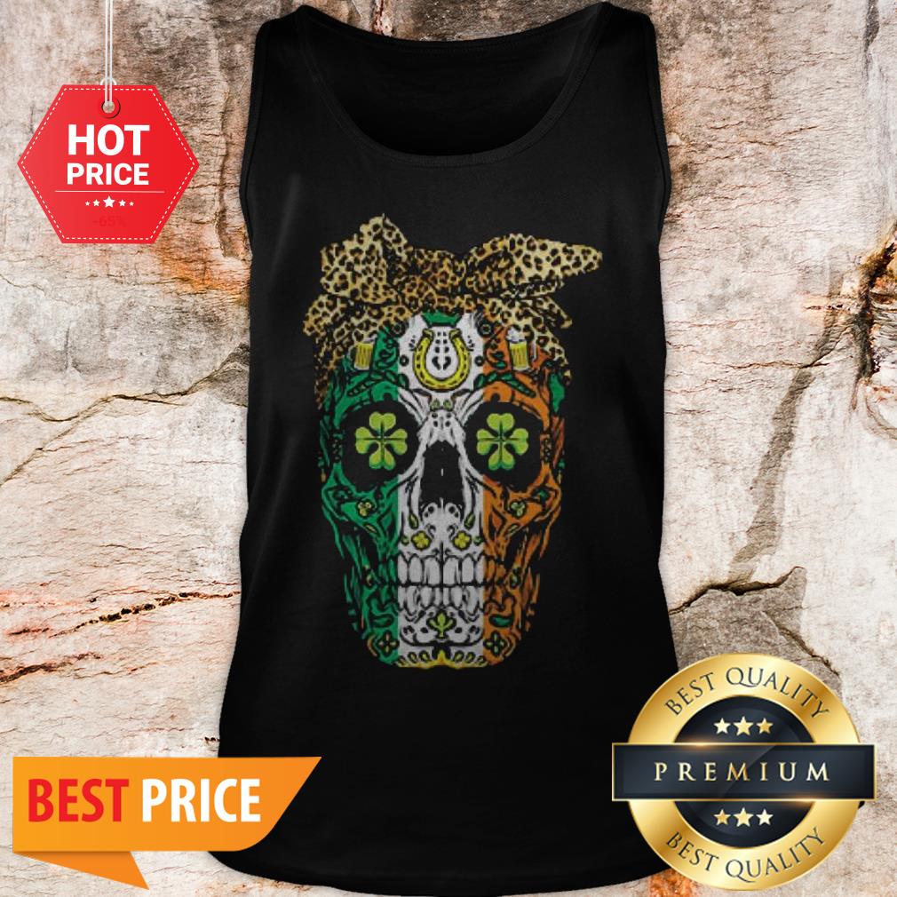 Official St’s Patrick Day Sugar Skull Shirt