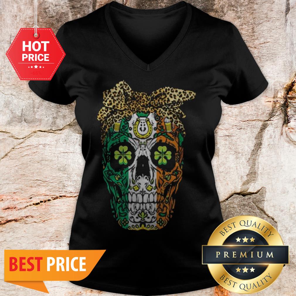 Official St’s Patrick Day Sugar Skull Shirt