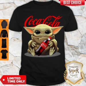 Top Star Wars Baby Yoda Hug Coca Cola Shirt