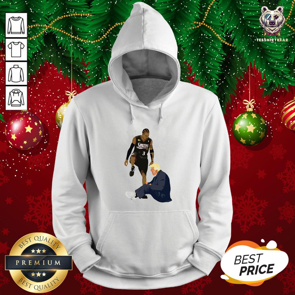 Original Allen Iverson Steps Over Donald Trump Funny Shirt