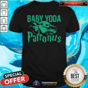 Beautiful Baby Yoda Is My Patronus Shirt