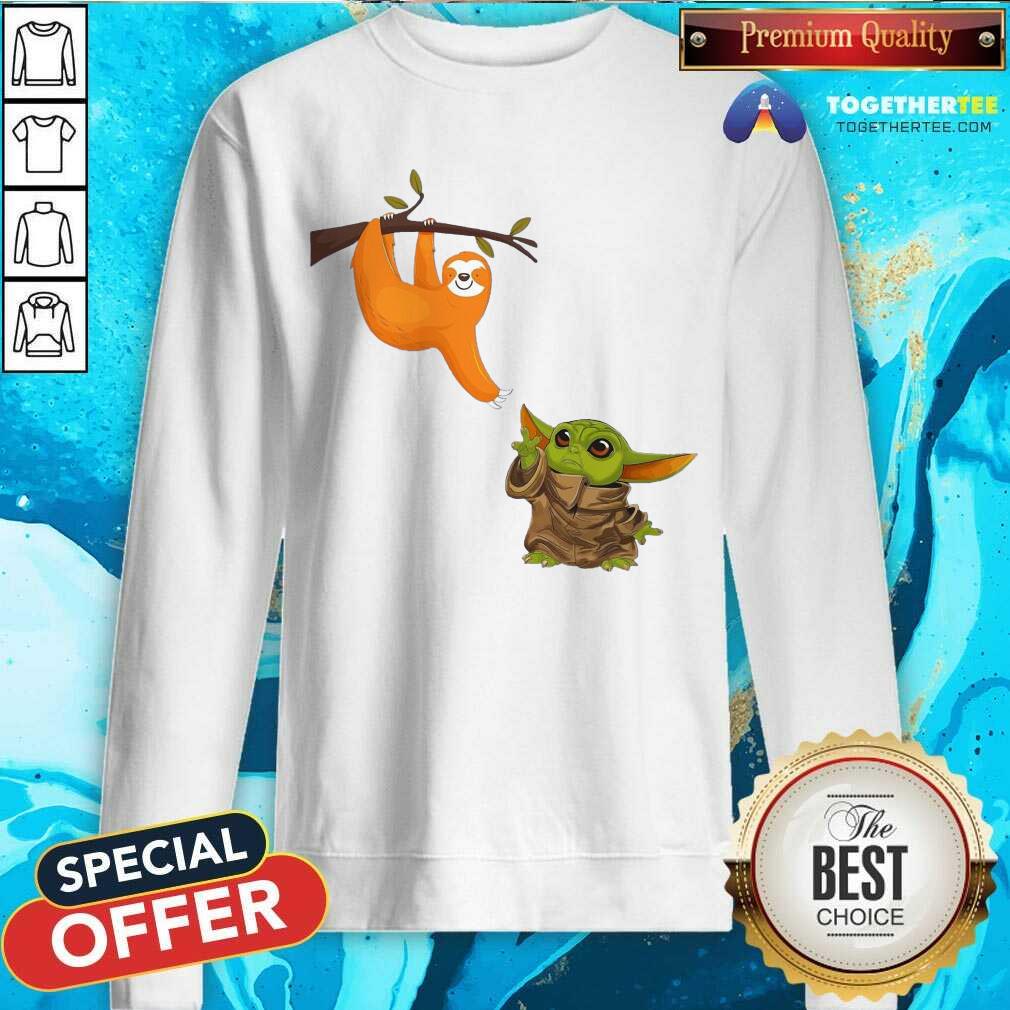 Perfect Baby Yoda And Sloth Shirt