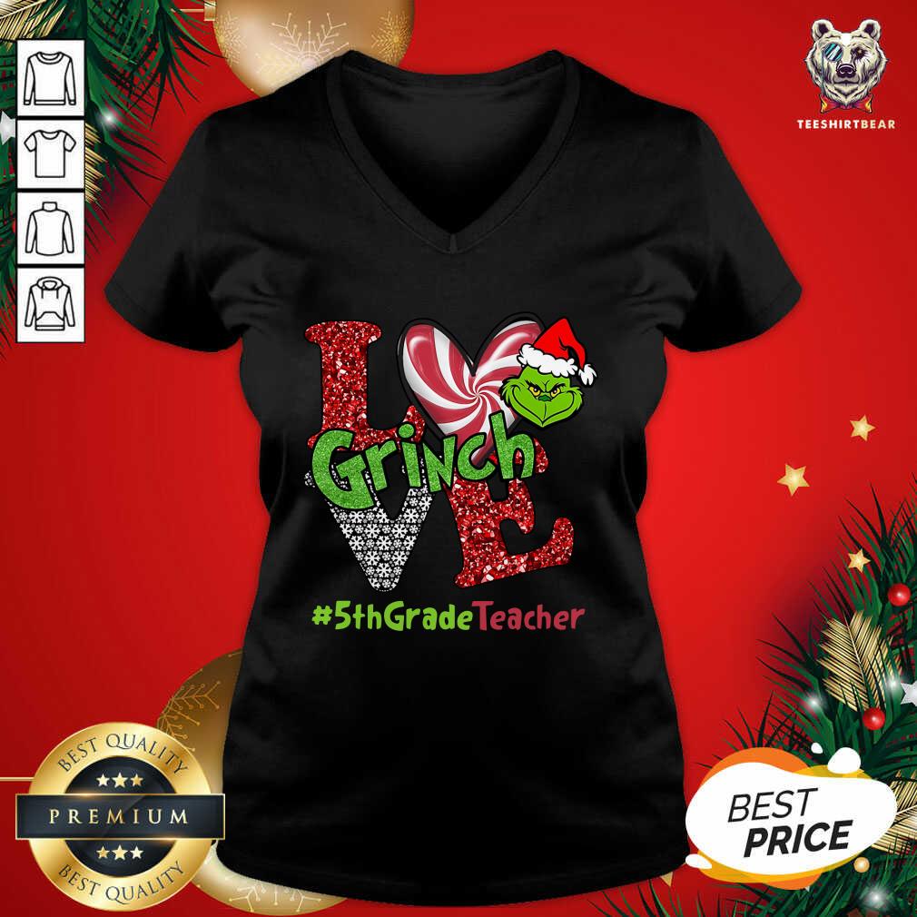 Perfect Love Grinch #5thGradeTeacher Christmas Shirt