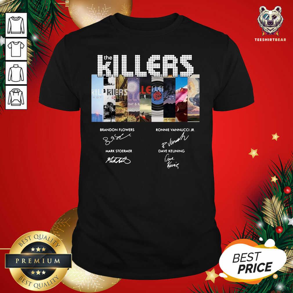 Perfect The Killers Band Members Signatures Shirt