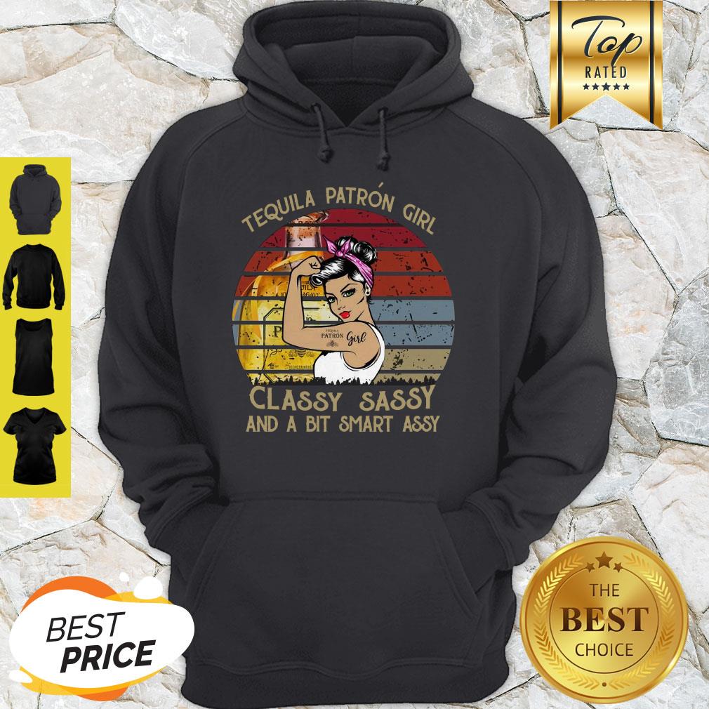 Premium Tequila Patron Girl Classy Sassy And A Bit Smart Assy Vintage Shirt